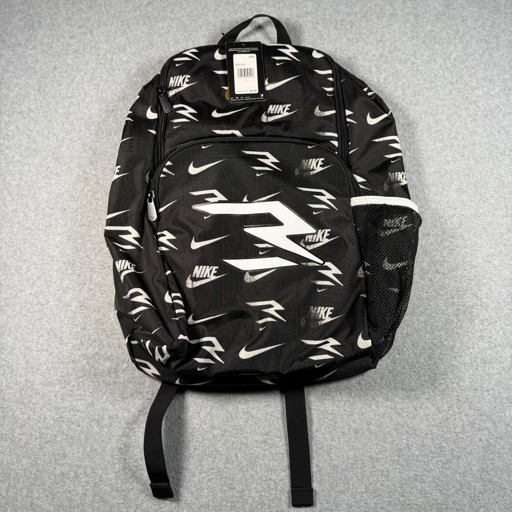 Nike Russell Wilson RW All Over Print Backpack Black White BA5512-010